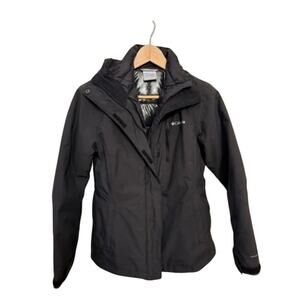 Columbia Black Omnitech Ski/Snow Jacket - Size XS